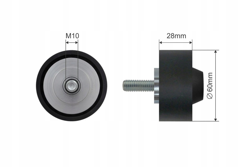 фото №1, Ролик натяжителя ремень многоручейковый audi q7; vw crafter, phaeton, touareg