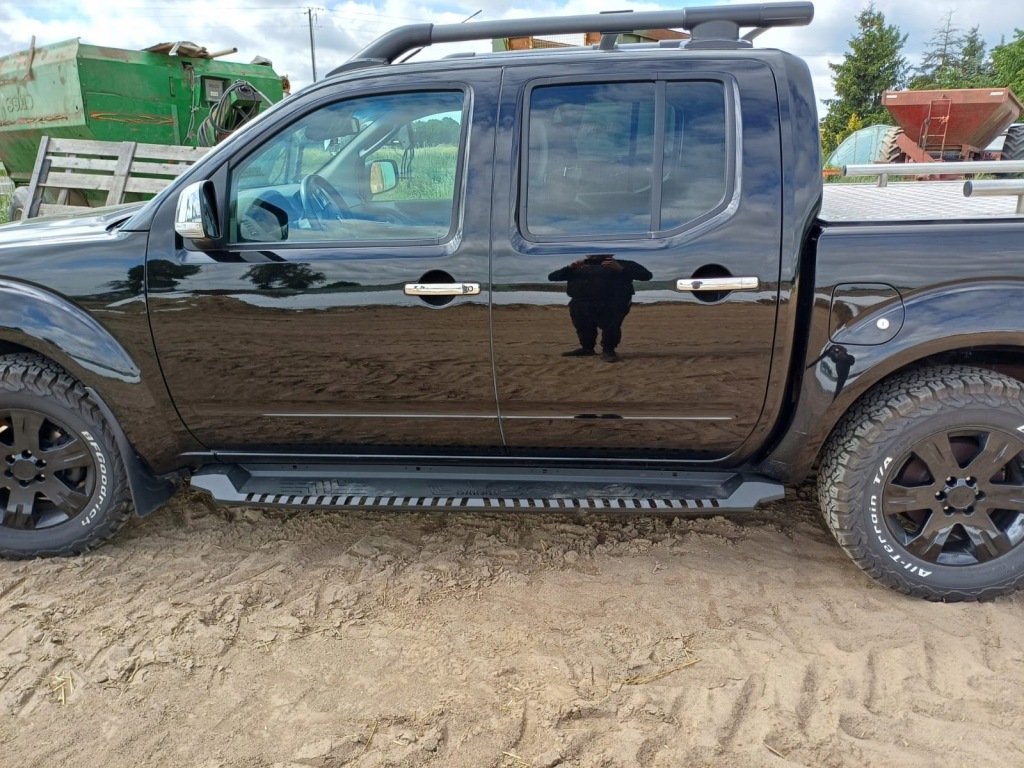 Nissan navara d40 пороги боковой пороги стальной dakar v1 с Разборки