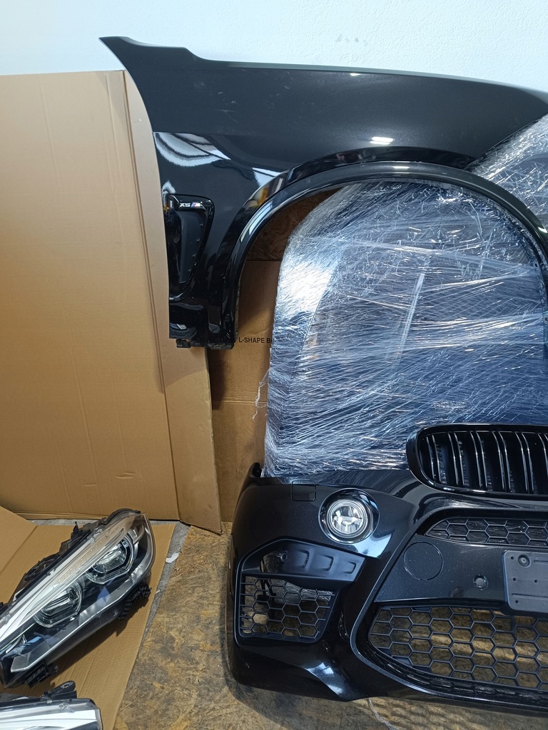 фото №7, Kompletny перед капот бампер лампи адаптивний x5 f15 f85 lift x5m 4.4