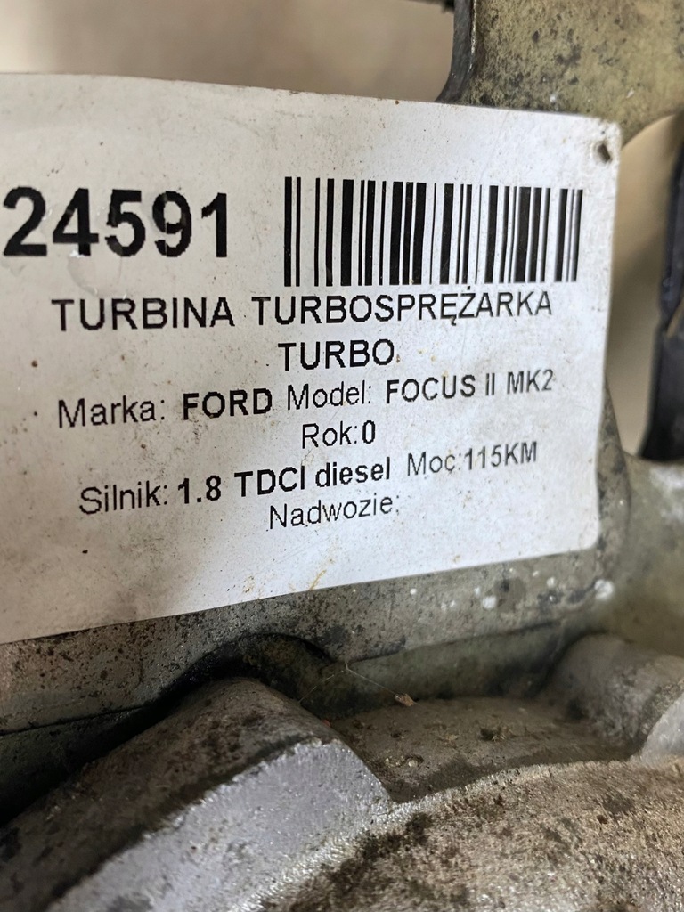 фото №6, Ford 1.8 турбіна турбонагнітач 756696