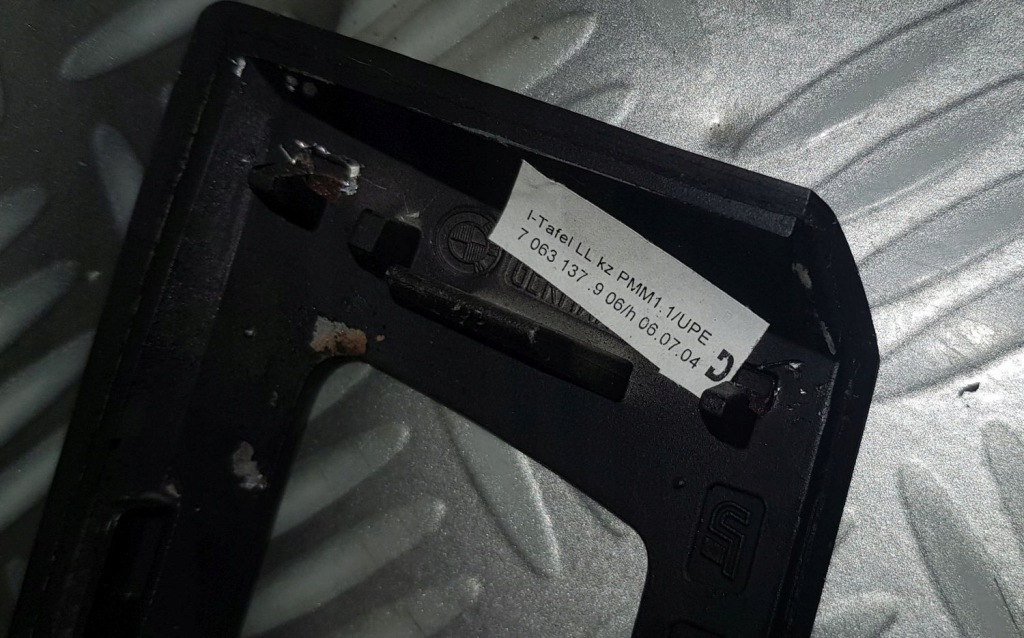 фото №9, Bmw 5 e60 e61 молдинг декоративная dekor левый обдув панели topola braun 7063137