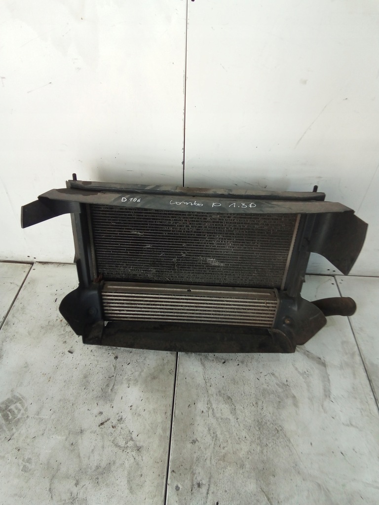 фото №1, D106 pas радиатор opel combo d 1.3d