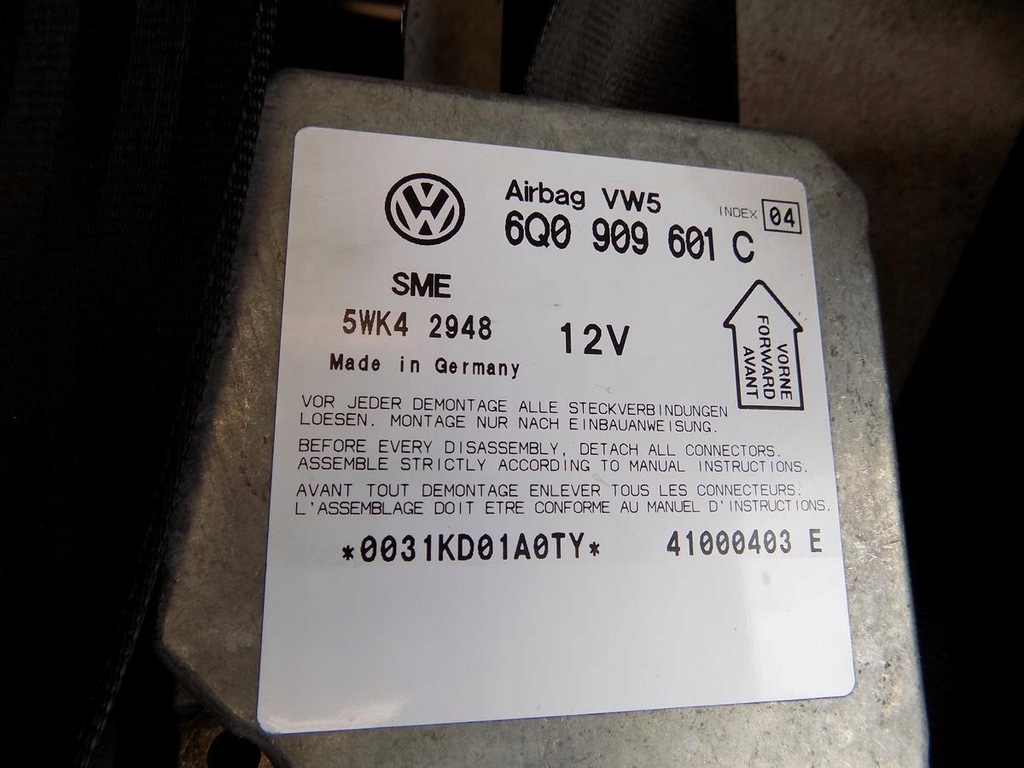 фото №7, Skoda fabia 1.4 mpi приборная панель подушки безопасности ремни