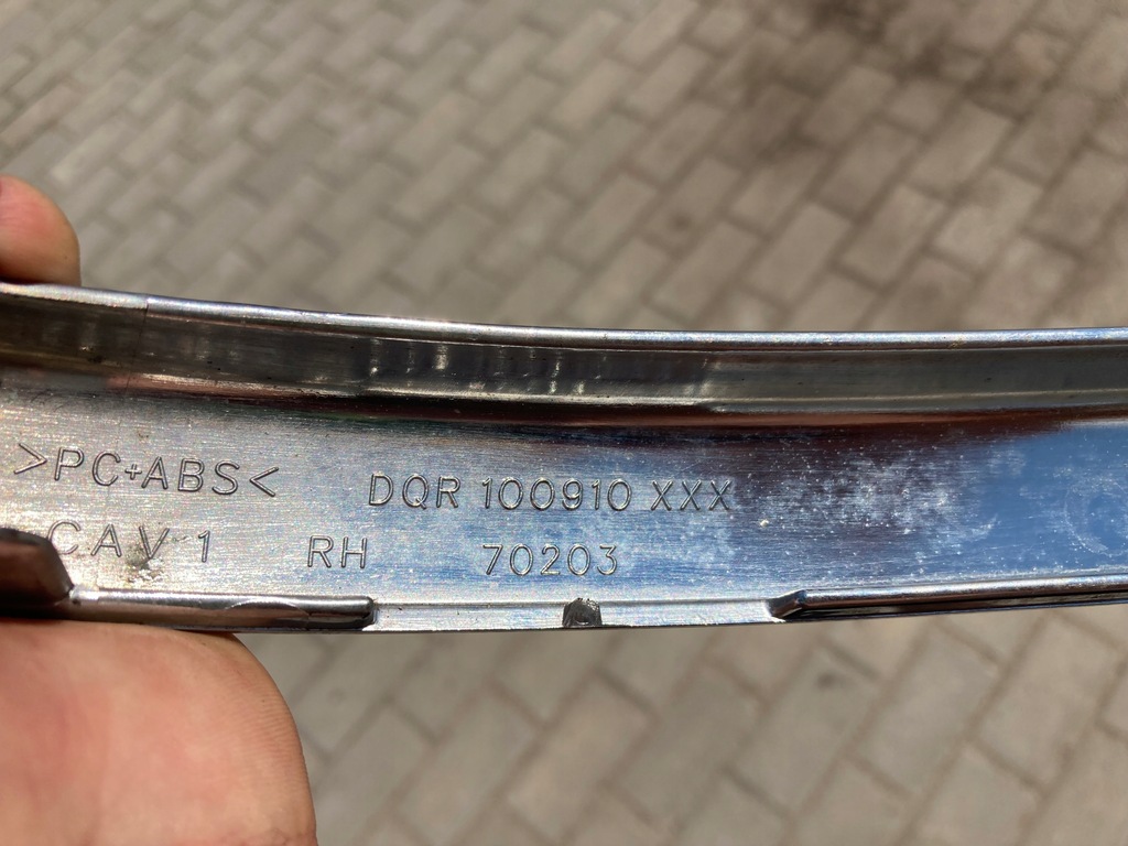 фото №8, Rover 45 молдинг декоративна хром бампера правий задня dqr100910