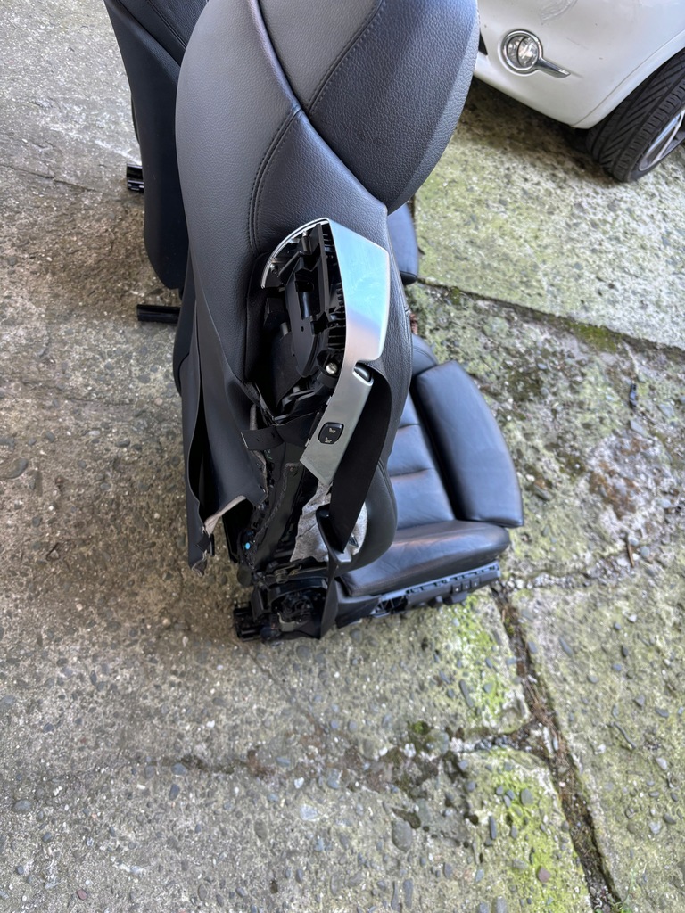 фото №10, Bmw 6 f06 gran coupé сиденья заднее сиденье czarna кожа