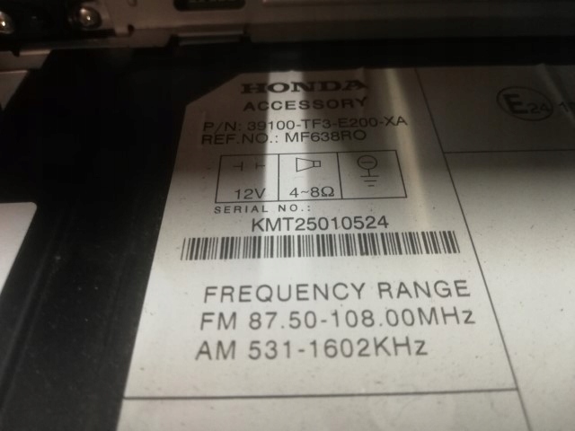 фото №5, Honda jazz iii радио заводской cd 39100tf3e200xa
