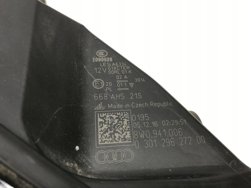 фото №15, Audi a4 b9 8w0 ксенон правый фара лампа правая 8w0941006