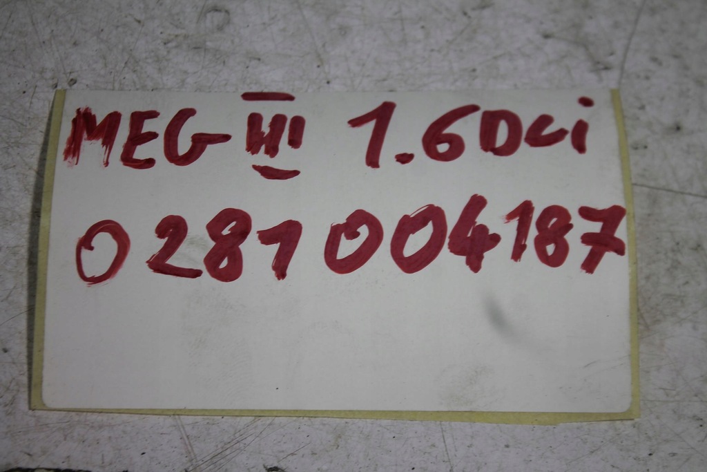 фото №4, Датчик лямбда-зонд 0281004187 renault scenic iii 1.6 dci