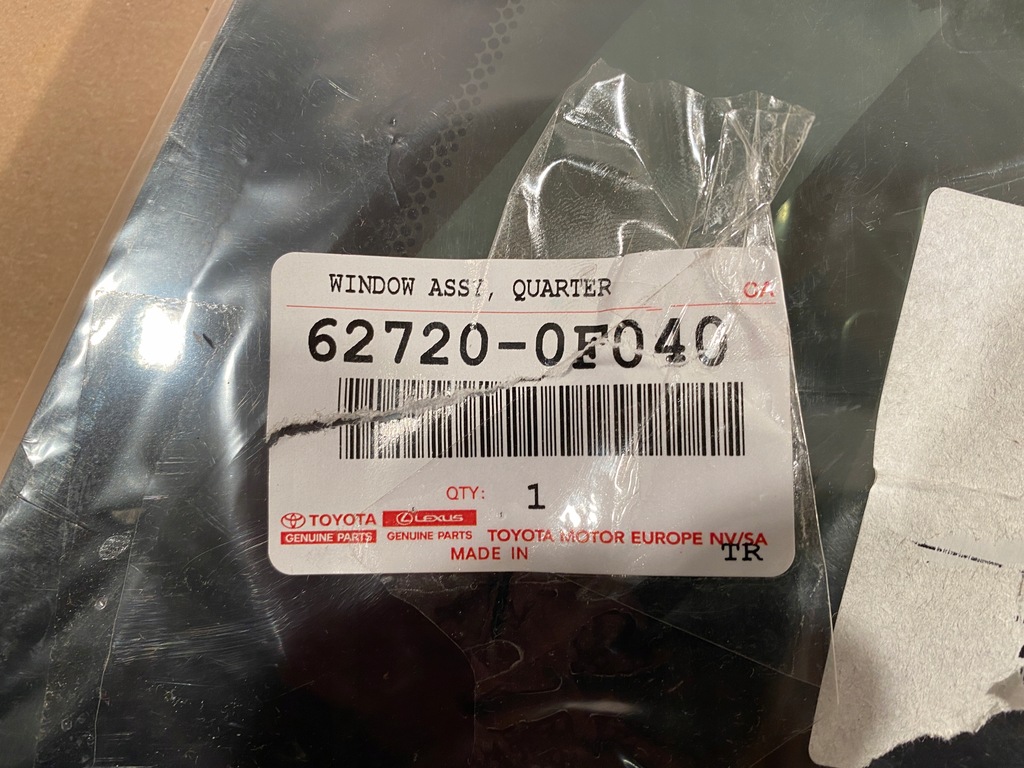 фото №10, Toyota verso стекло кузовная задняя левая 09-