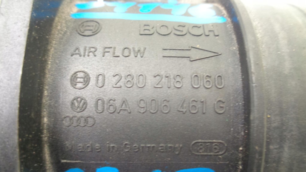 фото №4, Расходомер seat toledo ii 1.8b 92kw 99r