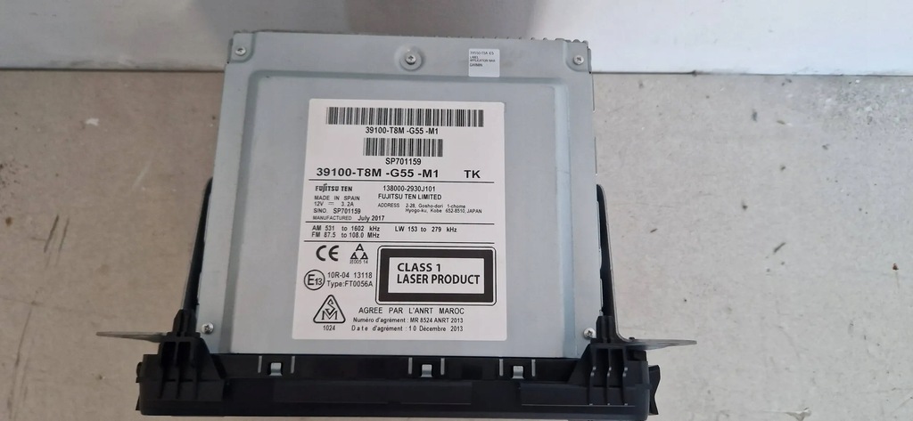 фото №3, Панель радио радиопроигрыватель gps навигация navi honda hr-v hrv ii