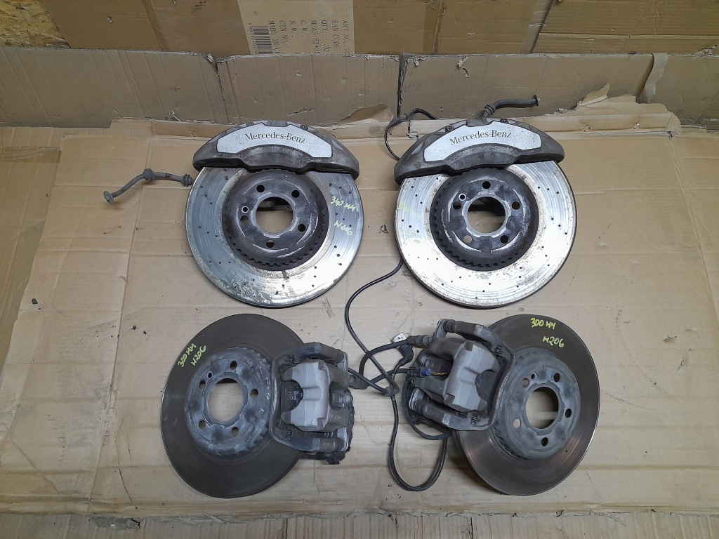 Купить Тормозные диски суппорты перед задний  комплект  mercedes w206 c-klasa