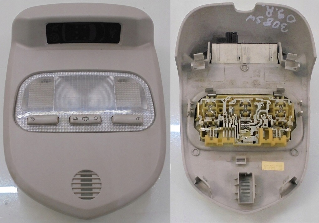 фото №1, Peugeot 308 i sw 09 r лампа потолочный