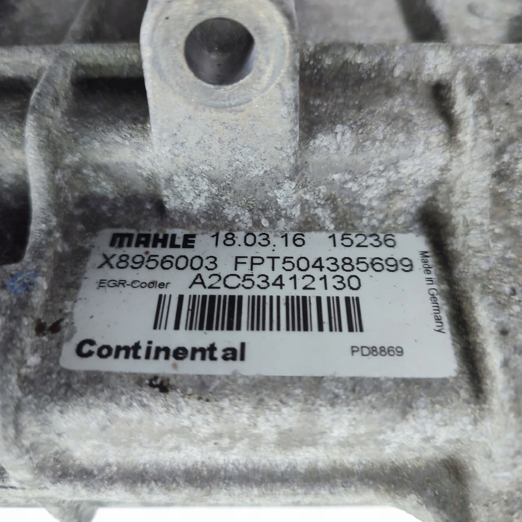 фото №12, Клапан egr радіатор iveco daily 3.0 hpi 504317811