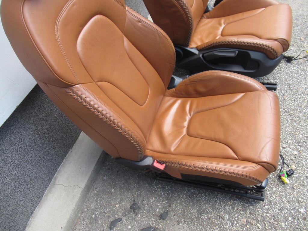 фото №7, Audi tt 8j cabrio сидіння водія пасажира сидіння шкіра