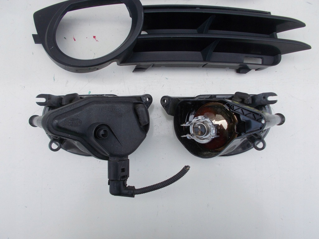 фото №7, Противотуманная фара противотуманные фары перед решётка бампера левая правая audi a3 8p 8p4807682b