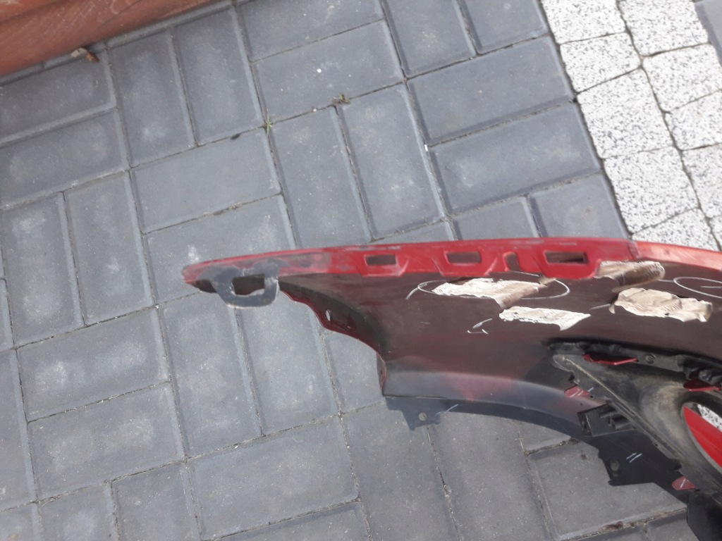 Mazda 6 gj 2012-2015 бампер перед оригинал передний + решётки цвет 41v Доставка