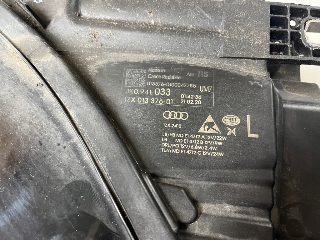 фото №8, Фара лампа ліва audi a6 c8 20r ful led 4k0941033 europa комплектна