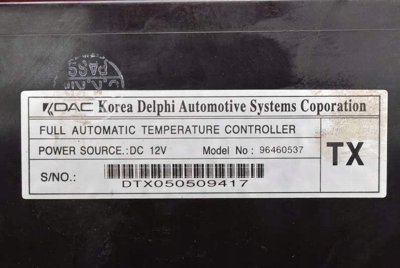 фото №8, Панель керування обдув кондиціонер 96460537 chevrolet evanda 04-06