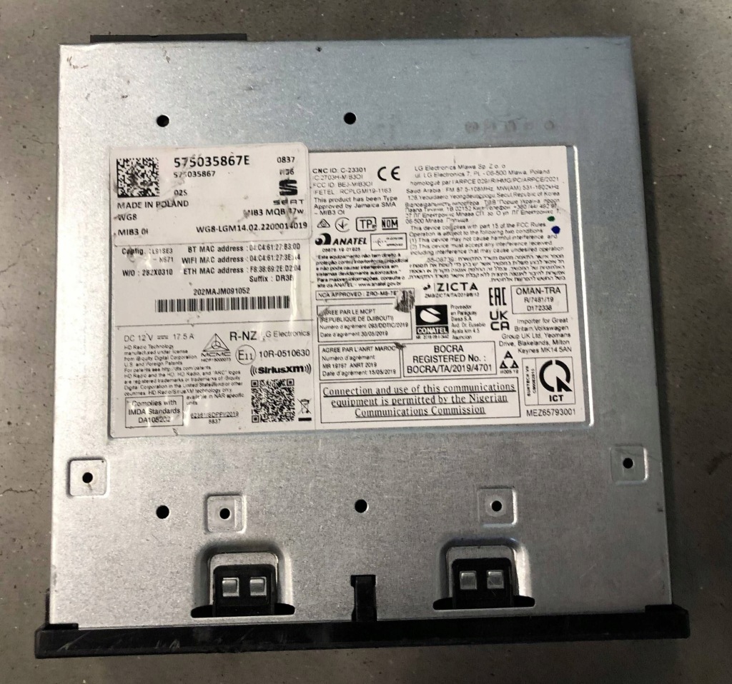 фото №1, Станція мультимедійна seat arona 575035867e