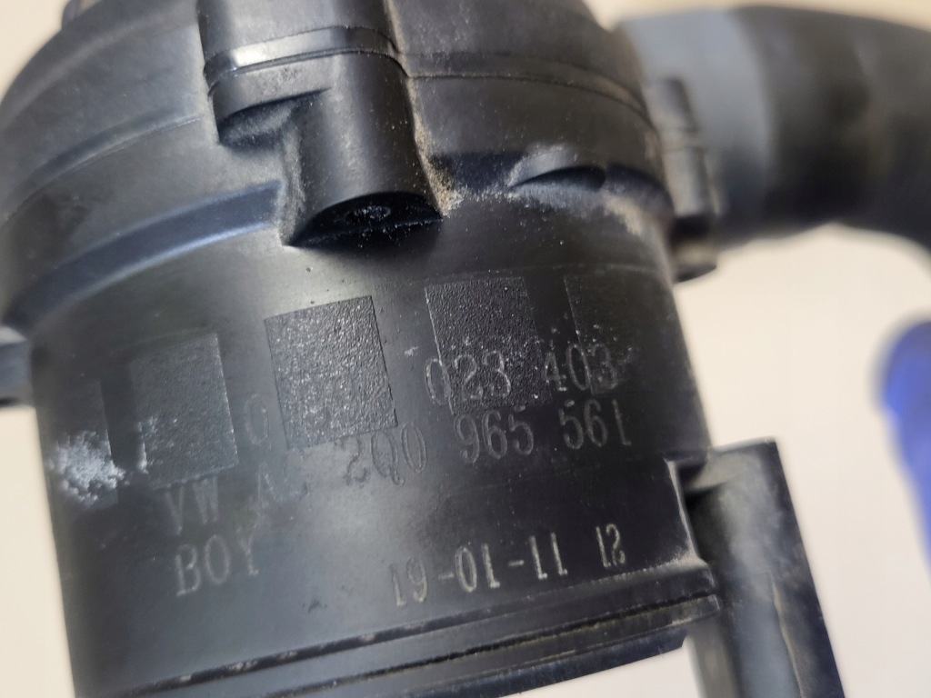 фото №13, Насос wody дополнительная vw golf vii 7 t-roc seat leon skoda audi a3 1.5 tsi оригинальный номер