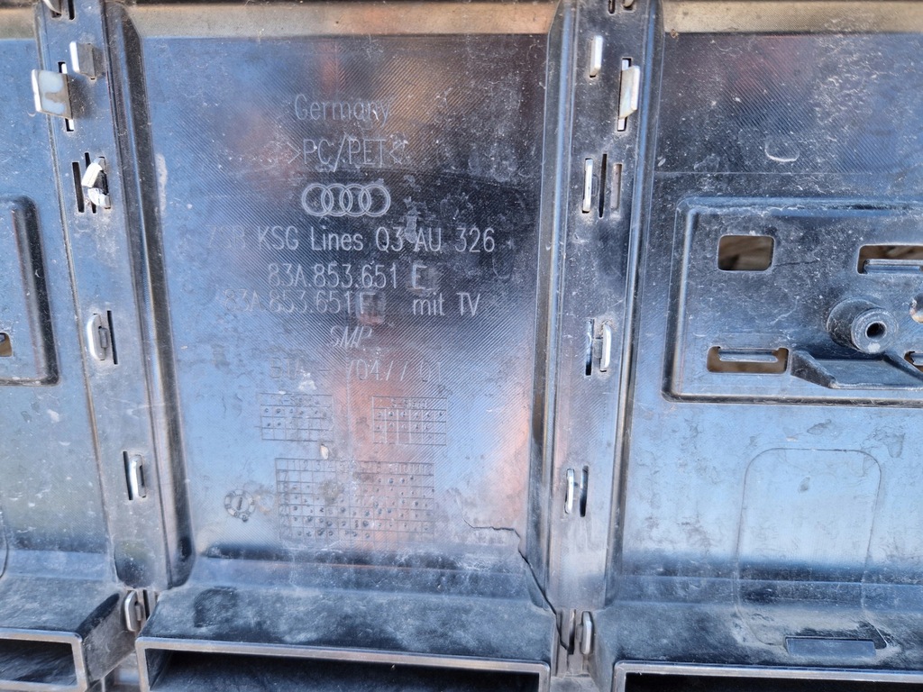 фото №8, Решітка радіатора решітка радіатора audi q3 ii 83a