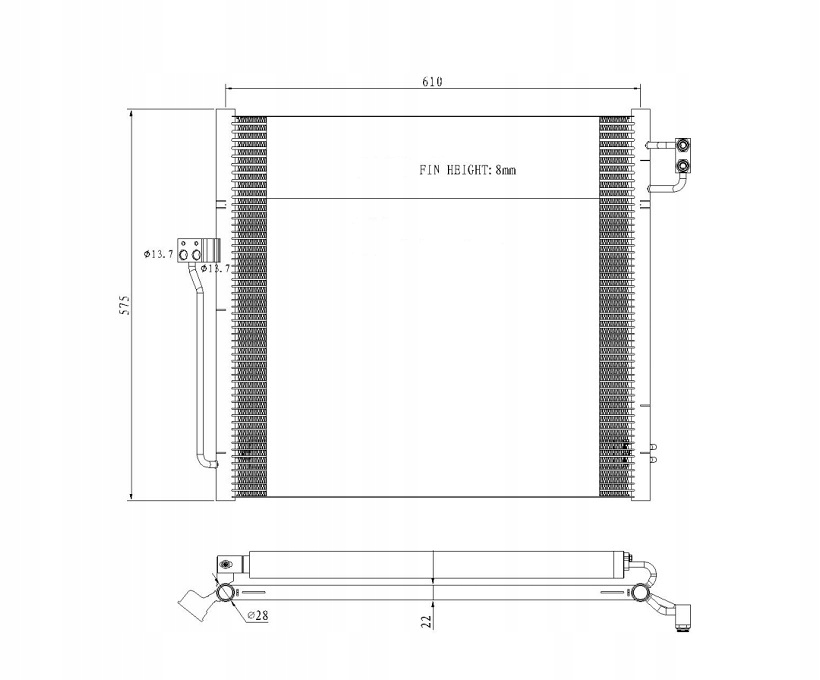фото №1, Mercedes радіатор кондиціонера 921004bc5a
