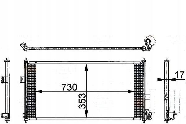 фото №1, Конденсатор behr hella 92110bu000 072011n 072017n kd