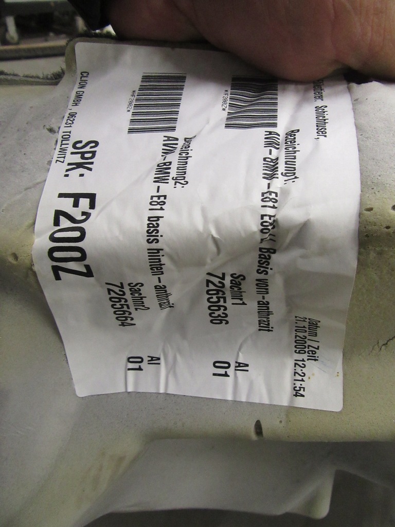 фото №14, Обшивка килимок підлога оббивка bmw 1 e81 europa