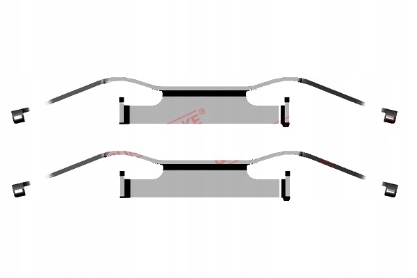 фото №1, Набір монтажний гальмівних колодок перед abarth 124 spider alfa romeo 159