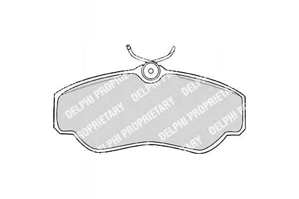 фото №1, Delphi тормозные колодки тормозные land rover discovery ii 2.
