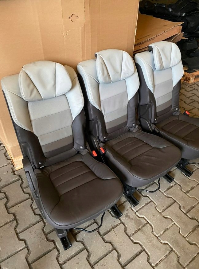 фото №2, Сиденья заднее сиденье задняя кожа 2 ряд подогрев isofix renault espace v initiale