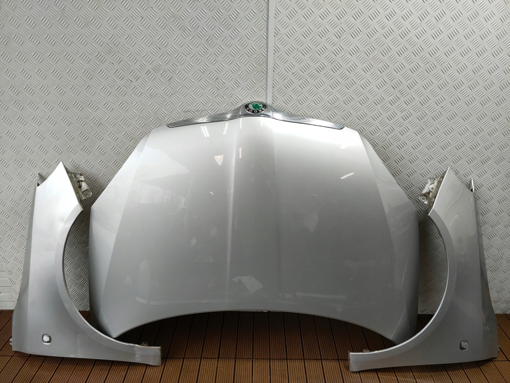 фото №9, Skoda roomster 06-10 капот бампер крылья лампы решётка радиатора pas lf7t