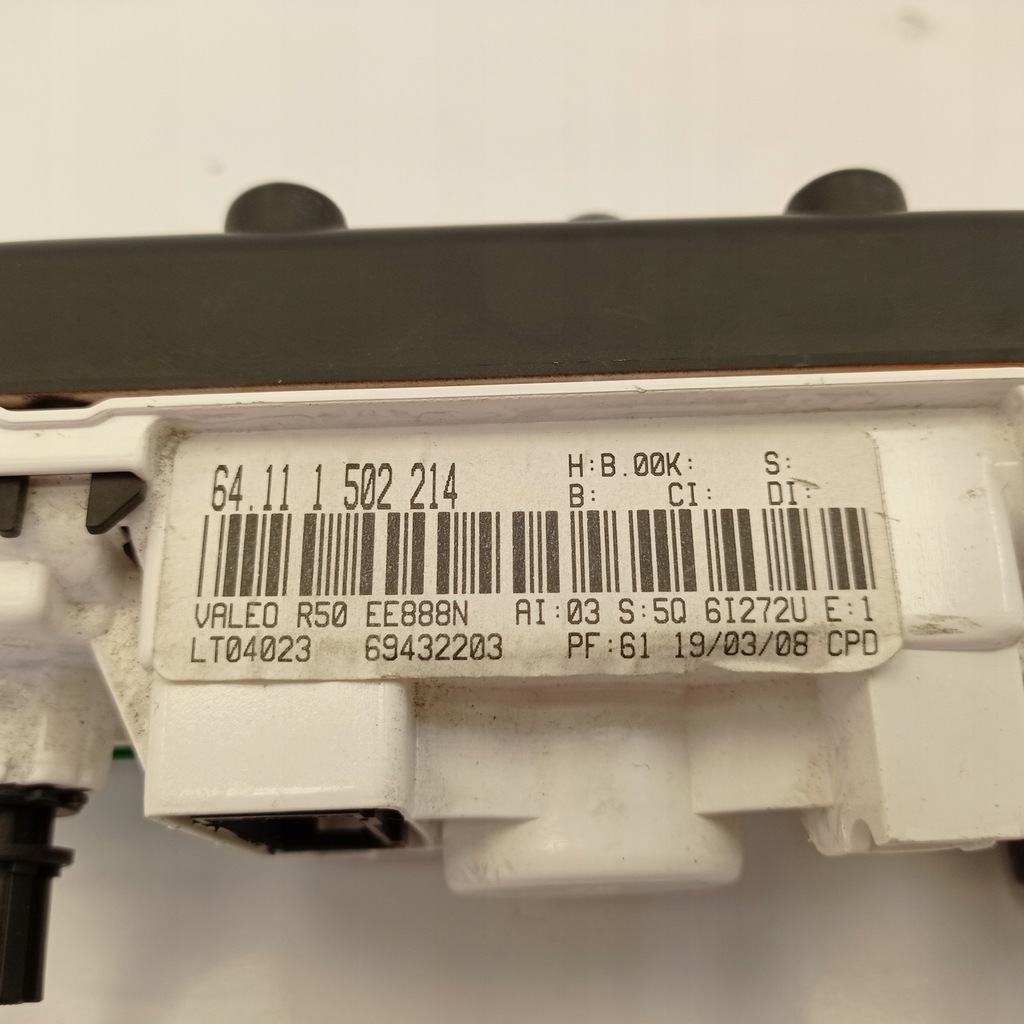 фото №3, Mini cooper r52 панель обдув 1502214