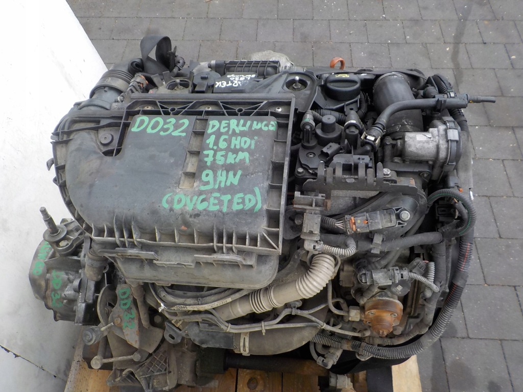 Citroen berlingo 3 15r 1.6 e-hdi 75km двигун 9hn двигун комплектний  film Оригінал