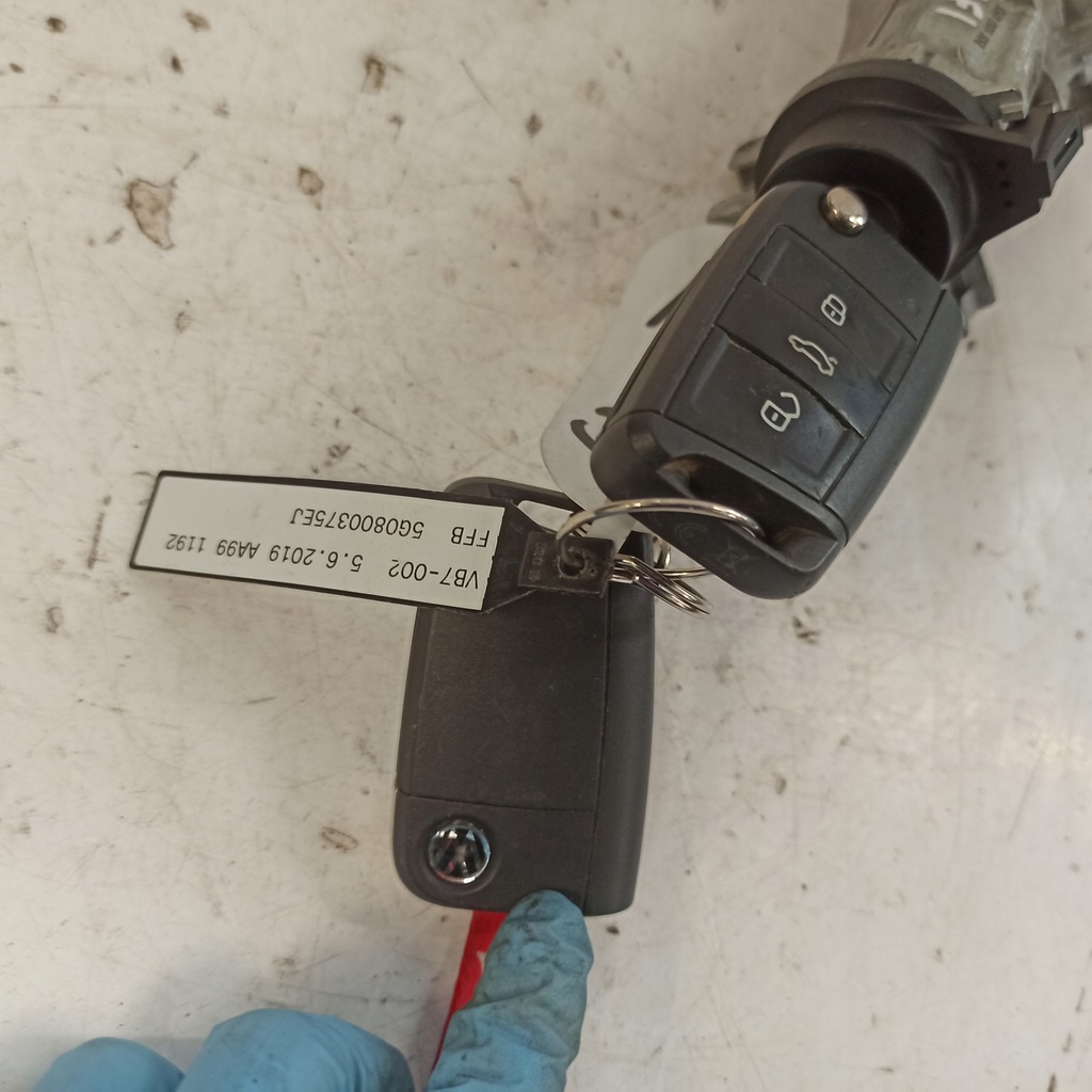 фото №12, Volkswagen golf vii замок запалювання ключ kessy 5g0800375ej 1k0905851 5q1905865