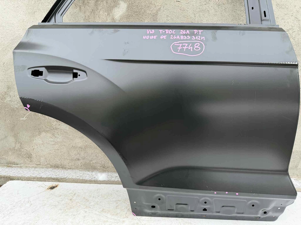 фото №5, Volkswagen t-roc 2ga двері праве задня задні nowe оригінальний номер 7748