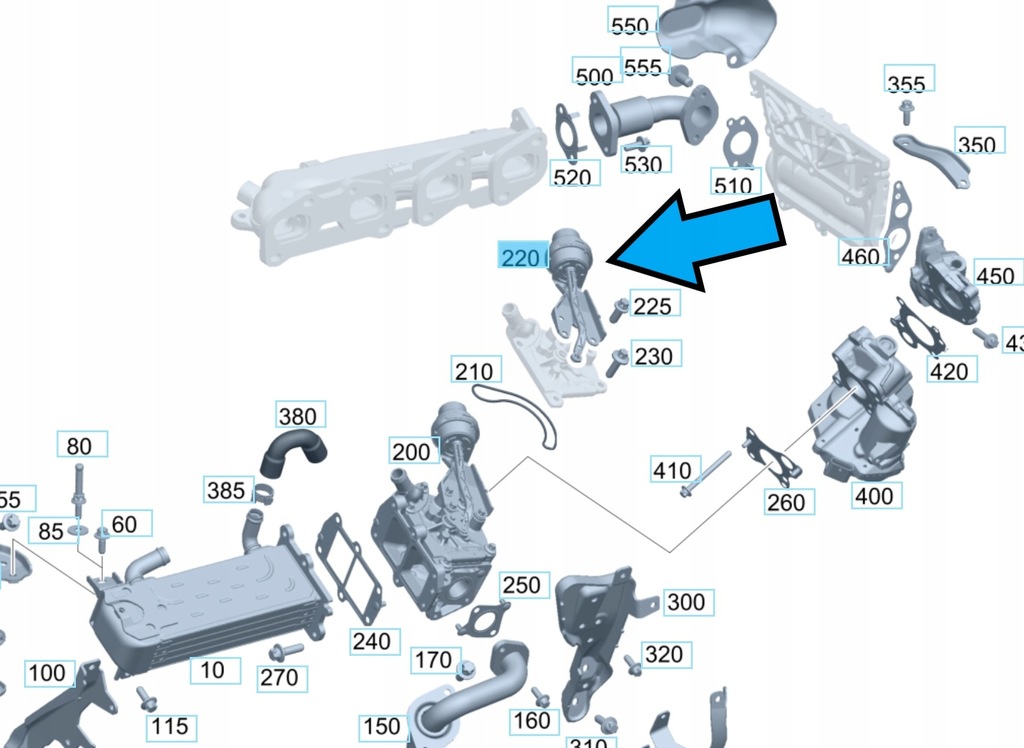 фото №7, Клапан вакууму egr mercedes a6511410369 om651
