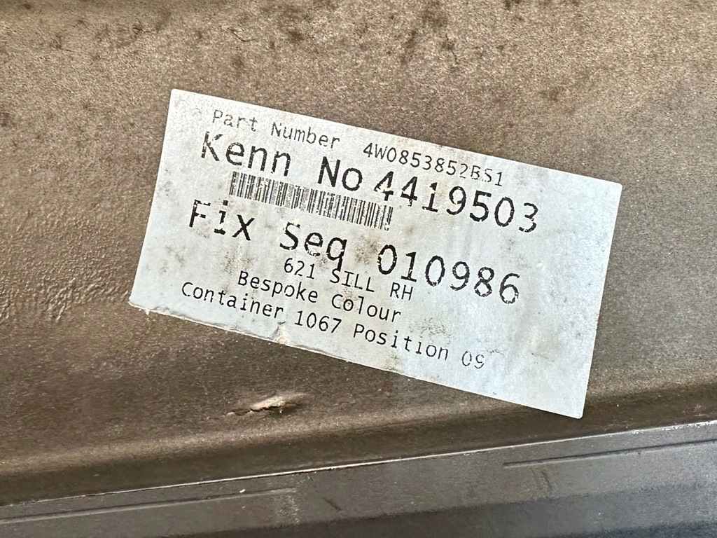 фото №10, Bentley flying spur поріг накладка молдинг поріг rh 4w0853852