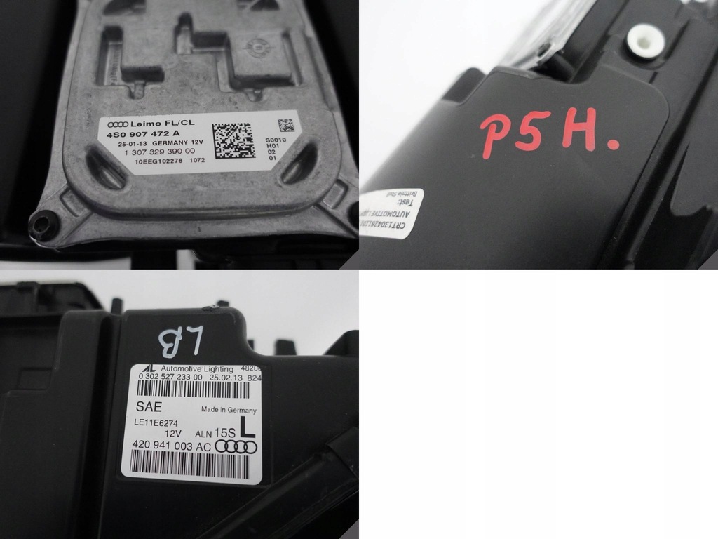 фото №12, Audi r8 420 lift 12-15 full led комплектна ліва usa