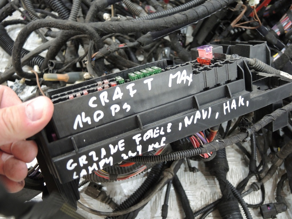 фото №5, Vw crafter man tge 2,0tdi електропроводка салону