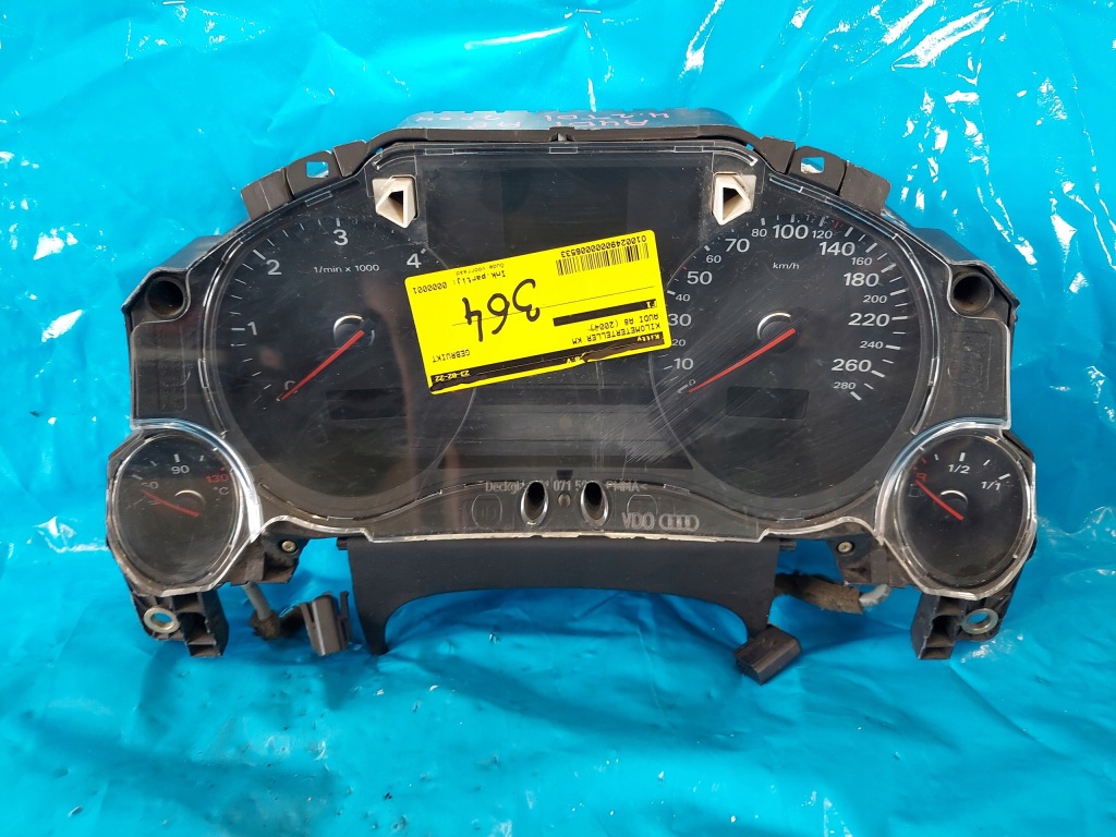 фото №1, Лічильник приладова панель a8 d3 4.2 tdi 4e0920900f