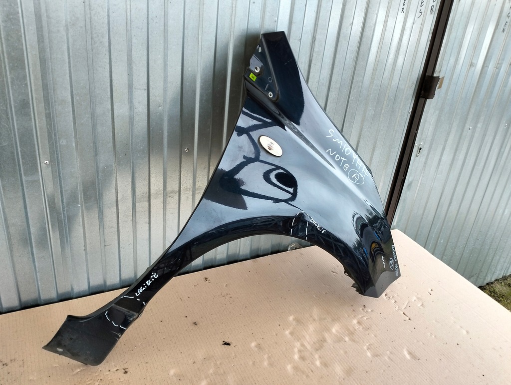 фото №8, Крила правий перед nissan note e11 lift колір bw9 g lata 2009-2012