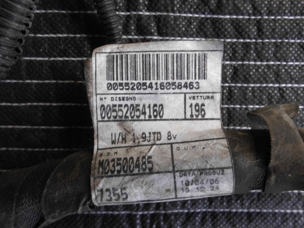 фото №8, Джгут електропроводка двигуна suzuki sx4 1.9 ddis eu