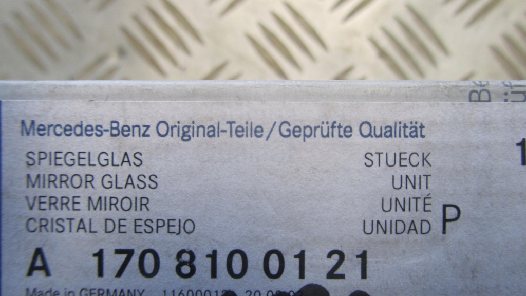 фото №2, Mercedes sl r129 slk r170 лівий вкладиш дзеркало скло