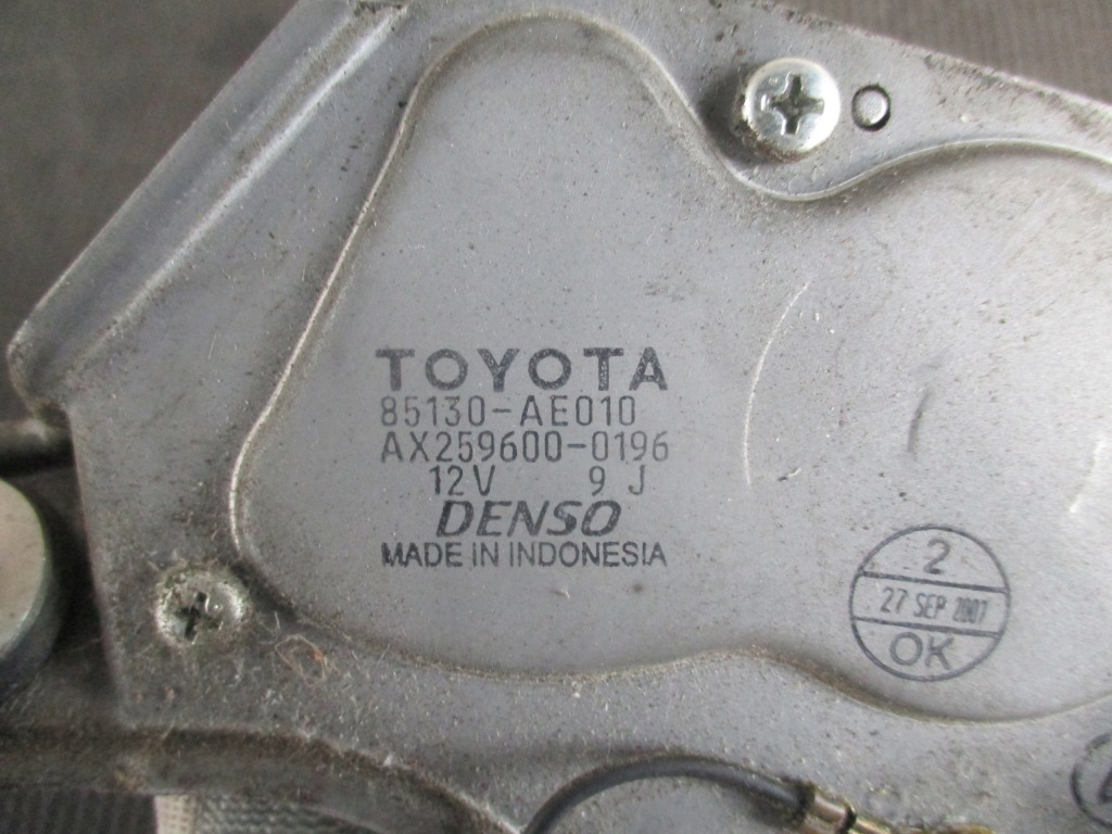 фото №7, Моторчик дворники задняя 85130-ae010, 259600-0196 toyota sienna ii 3.5 b