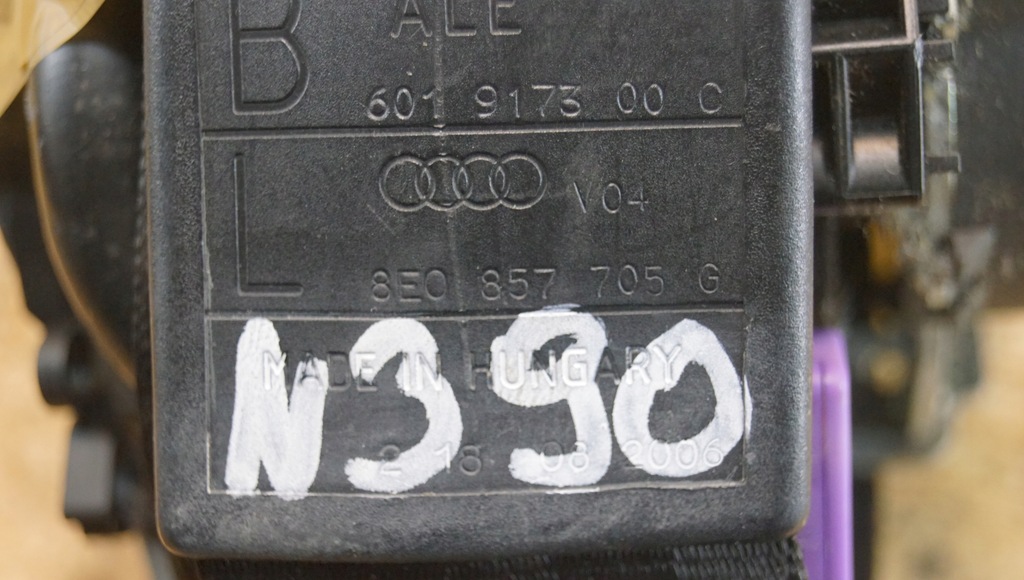 фото №7, Pas безпеки лівий перед audi a4 b7 8e0857705g