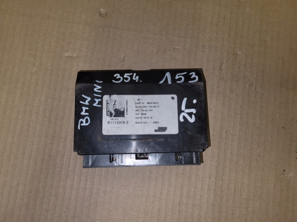 фото №1, Mini f54 clubman bmw модуль кондиционера 16r.