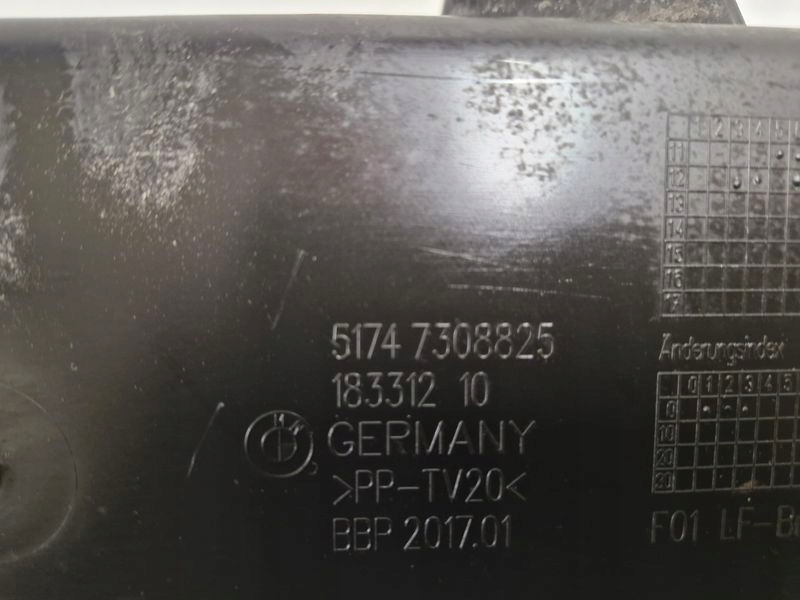 фото №10, Bmw 7 f01 повітропровід повітря гальм ліва лівий перед 51747308825