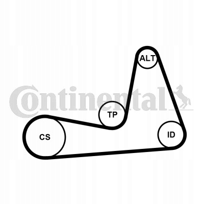 фото №2, Ремінь клиновий багатореберний + ролик do nissan nv200 1.5